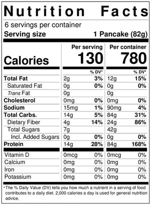 Protein Pancakes - Half Dozen - Prep'd Tulsa 